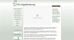 Desktop Screenshot of blindappaloosas.org
